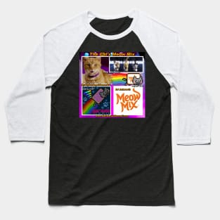 The Cat’s Meow (Mix) by Digital Angel Donna DJ Baseball T-Shirt